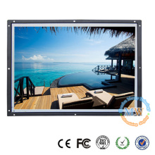 OEM/ODM wide screen 19" open frame LCD monitor with high brightness